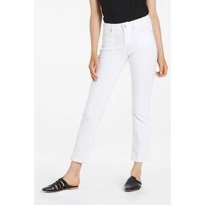 NWOT Dear John Blaire Straight Leg Jeans White Stretch Denim Women 29